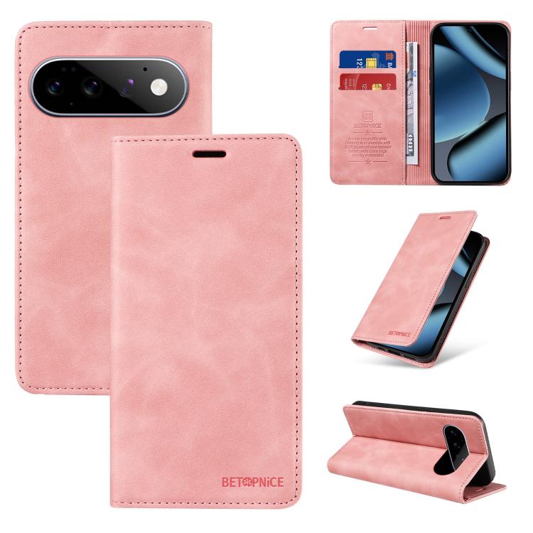BETOPNICE Suction RFID Anti-theft Leather Phone Case, For Google Pixel 11 Pro XL, For Google Pixel 11 / Pixel 11 Pro