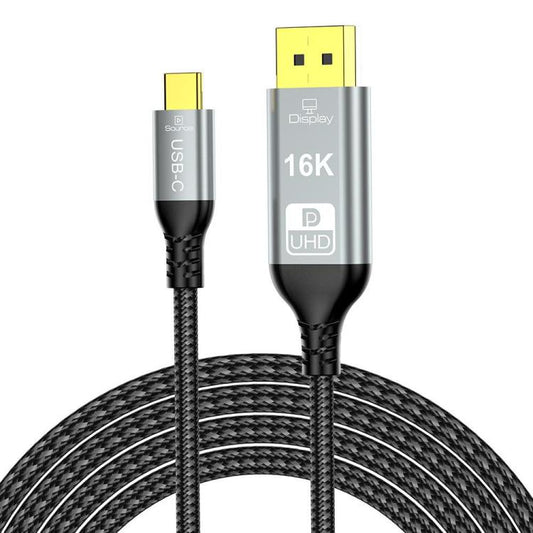 WG238 USB/Type-C to DP 16K 60HZ HD Adapter Cable, WG238