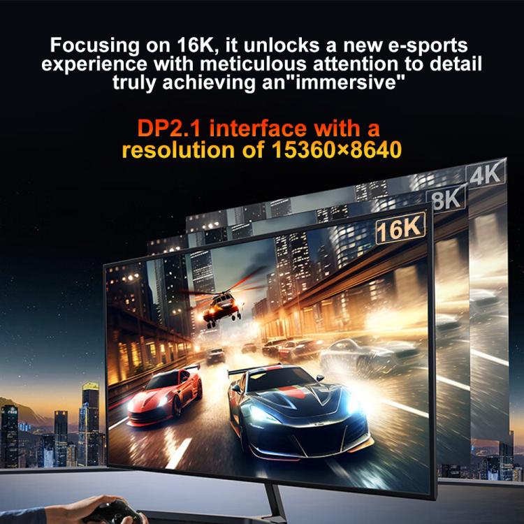 WG238 USB/Type-C to DP 16K 60HZ HD Adapter Cable, WG238