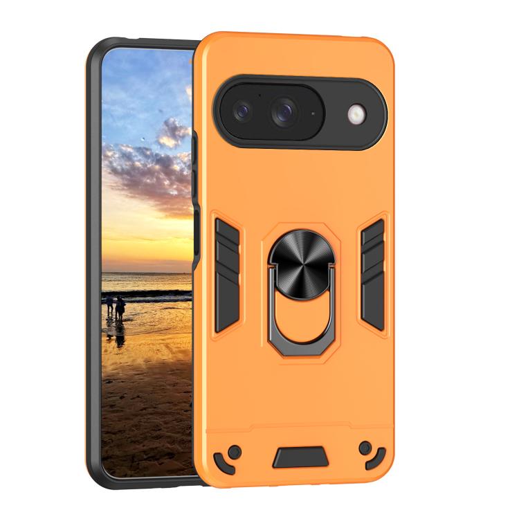 Shockproof Metal Ring Holder Phone Case, For Google Pixel 11 Pro XL, For Google Pixel 11 Pro, For Google Pixel 10a, For Google Pixel 10 Pro / 10, For Google Pixel 9a, For Google Pixel 9 Pro XL, For Google Pixel 9 Pro / 9
