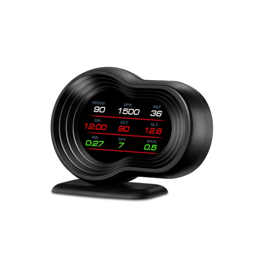 F9 OBD2 + GPS Mode Car HUD Head-up Display Speed / Water Temperature / Voltage Display, F9 OBD2 GPS