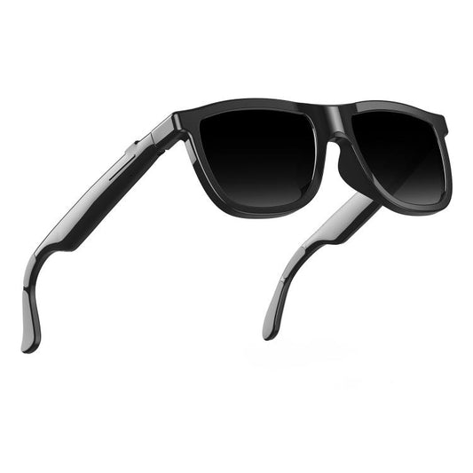 Lunettes intelligentes E05C avec double micro à réduction de bruit, prenant en charge la musique et les appels, avec IA, sans IA