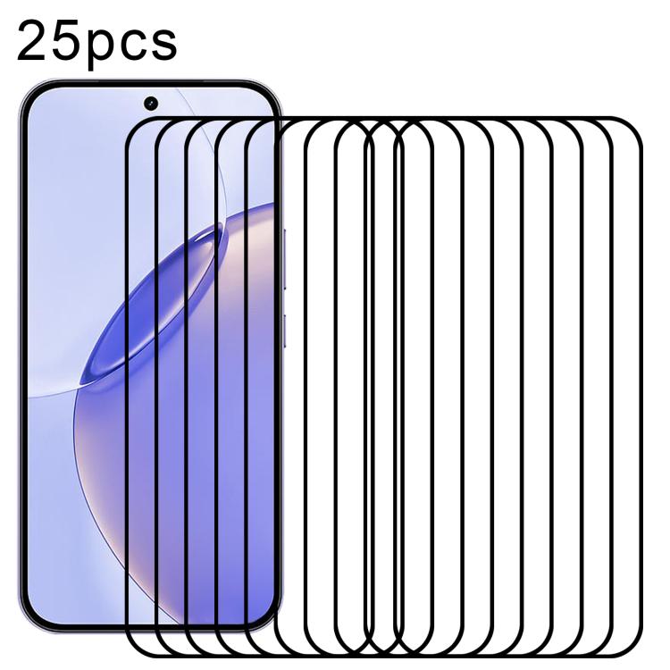 25pcs Full Glue Screen Tempered Glass Film, Support Fingerprint Unlocking, For Realme Neo8 5G, For Realme 16 Pro 5G