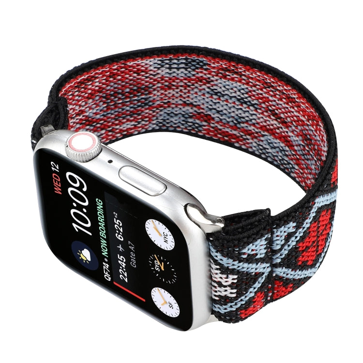 Nylon Replacement Strap Watchband, For Apple Watch Series 7 41mm / & 6 & SE & 5 & 4 40mm, For Apple Watch Series 7 45mm / & 6 & SE & 5 & 4 44mm