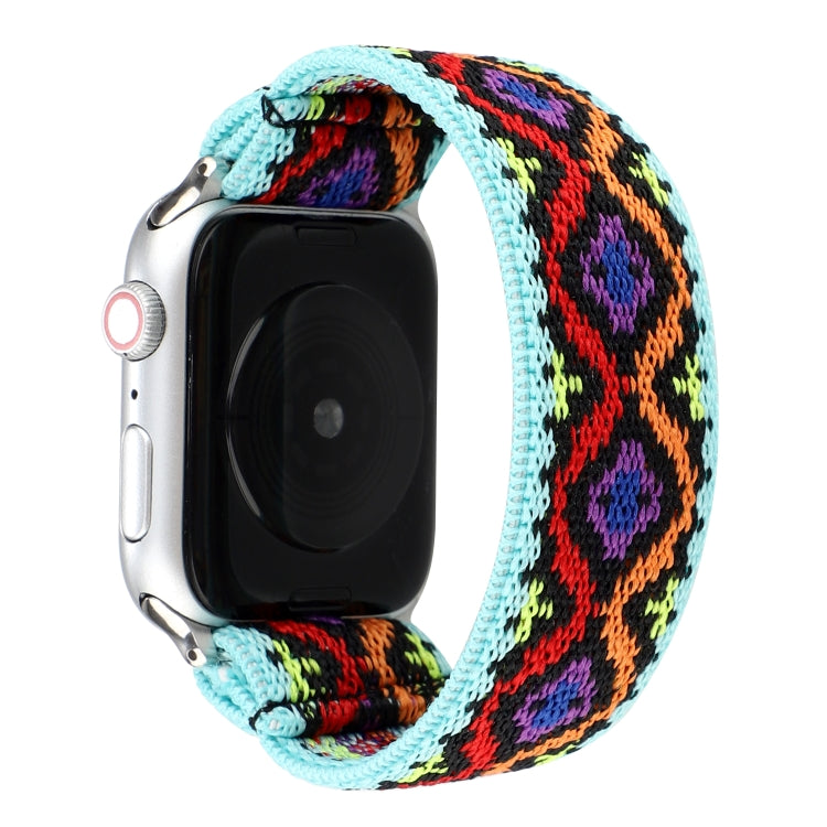 Nylon Replacement Strap Watchband, For Apple Watch Series 7 41mm / & 6 & SE & 5 & 4 40mm, For Apple Watch Series 7 45mm / & 6 & SE & 5 & 4 44mm