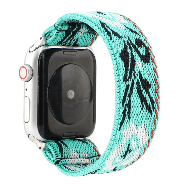 Nylon Replacement Strap Watchband, For Apple Watch Series 7 41mm / & 6 & SE & 5 & 4 40mm, For Apple Watch Series 7 45mm / & 6 & SE & 5 & 4 44mm