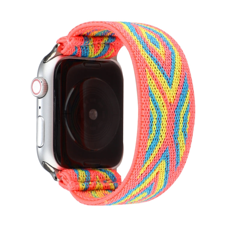 Nylon Replacement Strap Watchband, For Apple Watch Series 7 41mm / & 6 & SE & 5 & 4 40mm, For Apple Watch Series 7 45mm / & 6 & SE & 5 & 4 44mm