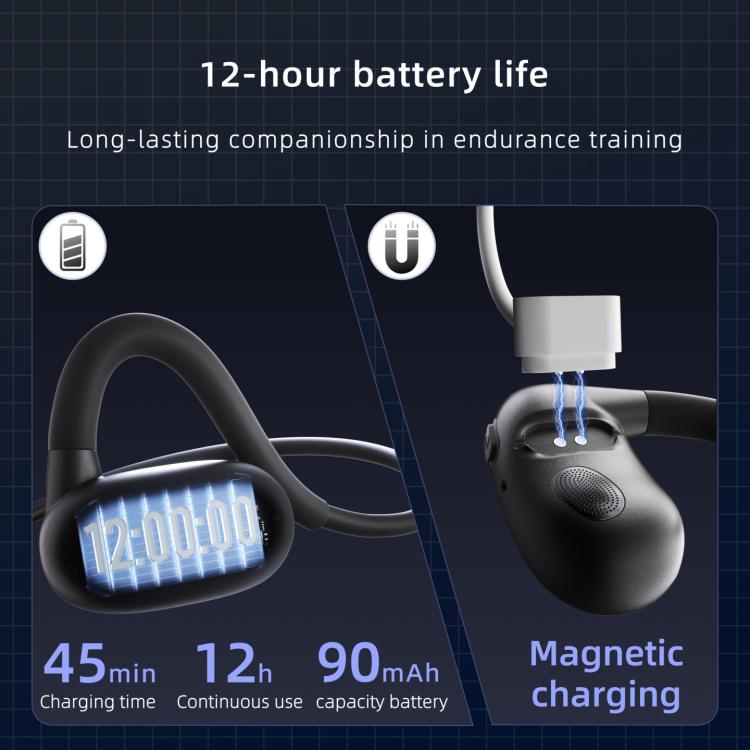 Hileo F25B Sport Air Conduction Bluetooth Waterproof Noise Reduction Headphones