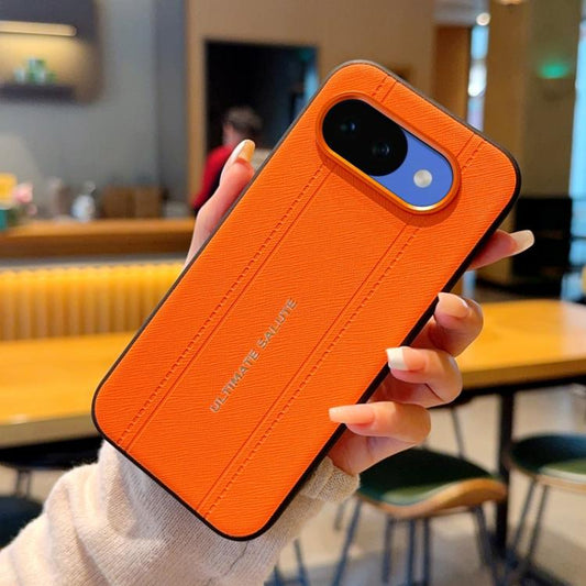 Metal Camera Lens Frame Buttons Vegan Leather Phone Case, For Google Pixel 10a, For Google Pixel 10 Pro XL, For Google Pixel 10 / Pixel 10 Pro, For Google Pixel 9a, For Google Pixel 9 Pro XL, For Google Pixel 9 / Pixel 9 Pro