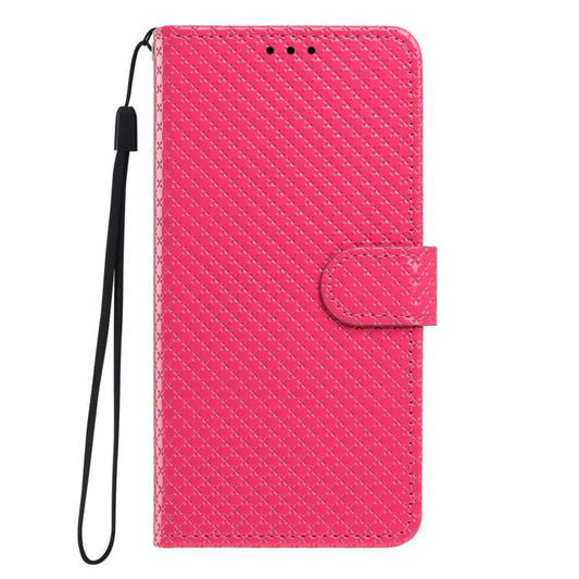 Mirrored Buckle Vegan Leather Phone Case with Small Black Cord, For Google Pixel 7a, For Google Pixel 7 5G