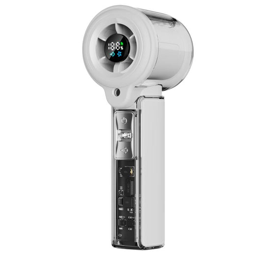 F5 High-Speed Handheld Spray Cooling Fan with LED Display