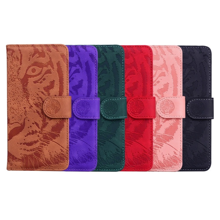 Tiger Embossing Pattern Horizontal Flip Leather Case with Holder & Card Slots & Wallet, For Samsung Galaxy M51