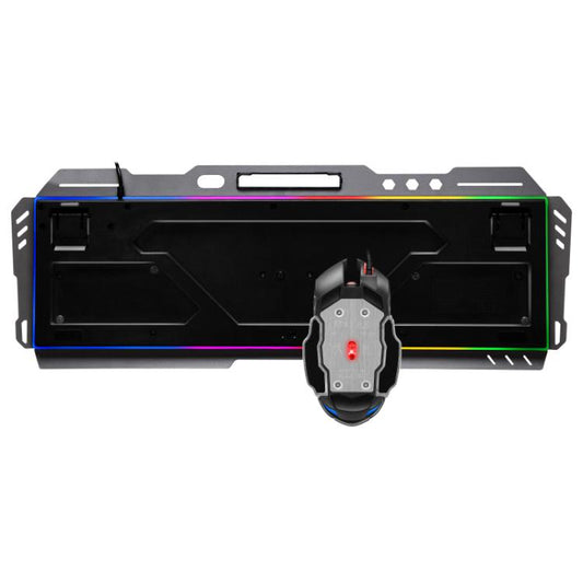 SHIPADOO GT700 Illuminated Wired Gaming Keyboard and 6D 4800DPI Mouse Set, GT700 6D 4800DPI Mouse Black, GT700 6D 4800DPI Mouse White