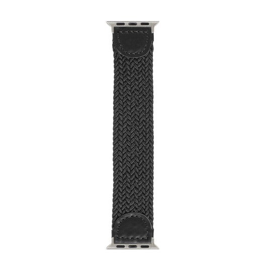 Geflochtenes Armband aus Nylon und Leder für Apple Watch Series 6 & SE & 5 & 4 40mm / 3 & 2 & 1 38mm, S, M, L