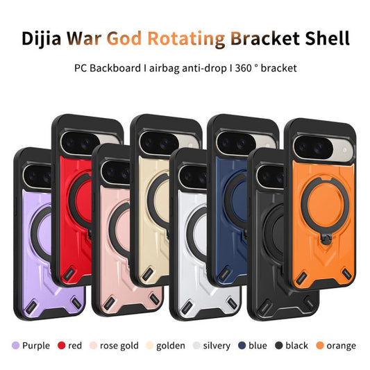 Dijia Rotating Bracket Magnetic Phone Case, For Google Pixel 10 / 10 Pro / 9 Pro