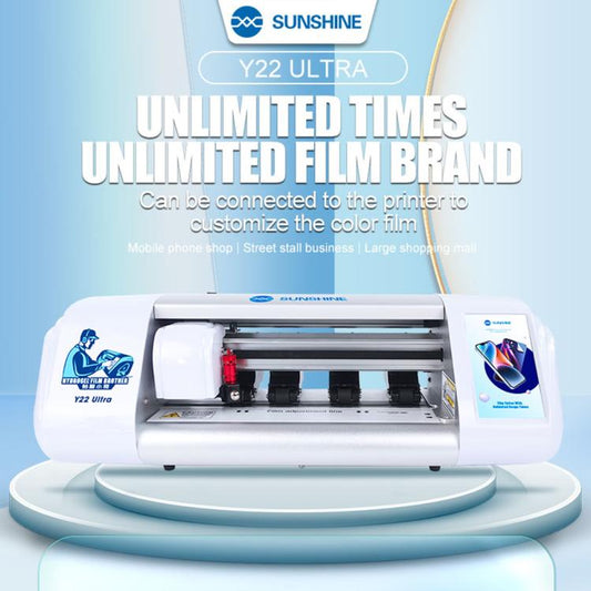 SUNSHINE Y22 Ultra Unlimited Hydrogel Phone Screen Protector Film Cutting Machine, AU Plug, EU Plug, UK Plug, US Plug