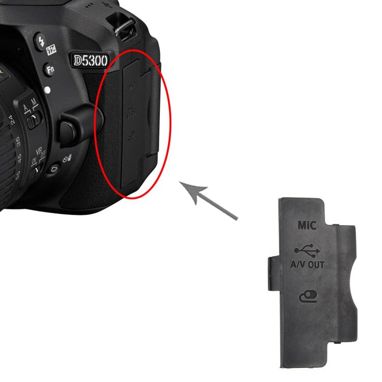 Cache de protection USB, Pour Nikon D5300