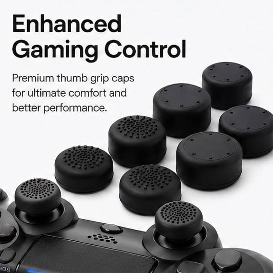 XDcase Lot de 8 Capuchons de Joystick en Silicone Antidérapants et Empilables pour Manette PS5 / Switch Pro / Xbox 360