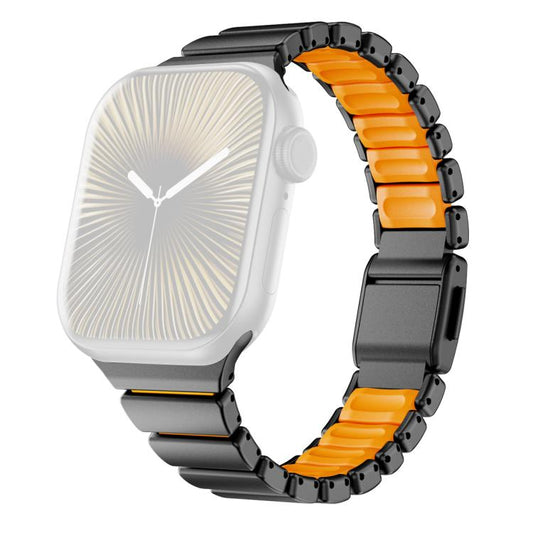xDfind Bracelet de montre magnétique en acier inoxydable avec boucle normande, pour Apple Watch 38 / 40 / 41 / S11 42 mm