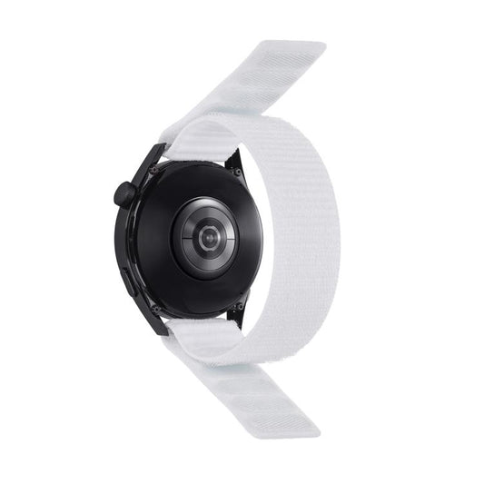 Bracelet de montre auto-agrippant en nylon texturé ondulé, pour Garmin 22mm