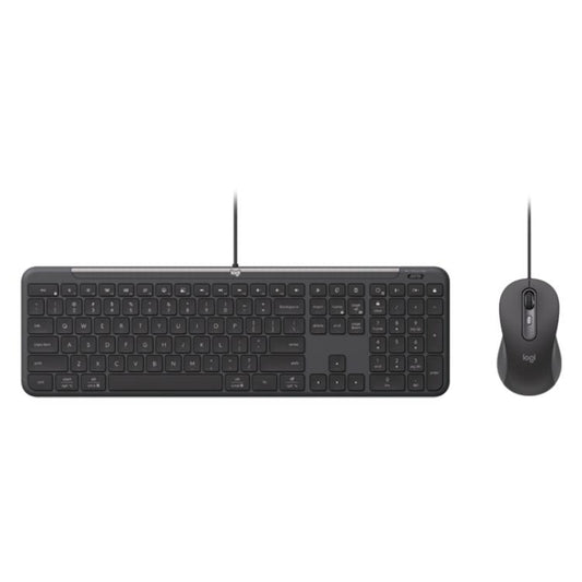 Logitech MK620 Signature Slim Wired Keyboard and Wired Mouse Combo for Business