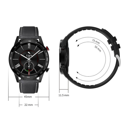 1.3 inch Touch Screen Dual-mode Bluetooth Smart Watch, Support Sleep Monitor / Heart Rate Monitor / Blood Pressure Monitoring, Silver Milanese Strap