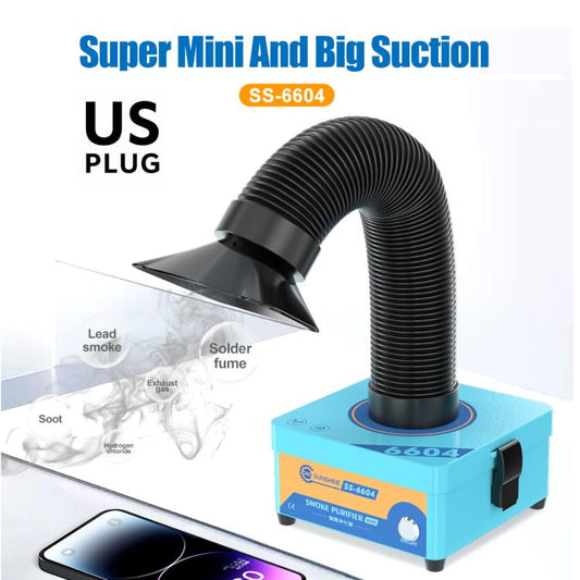 SUNSHINE SS-6604 Portable Mini Multiple Purification Desktop-Type Smoke Purifier, EU Plug, US Plug