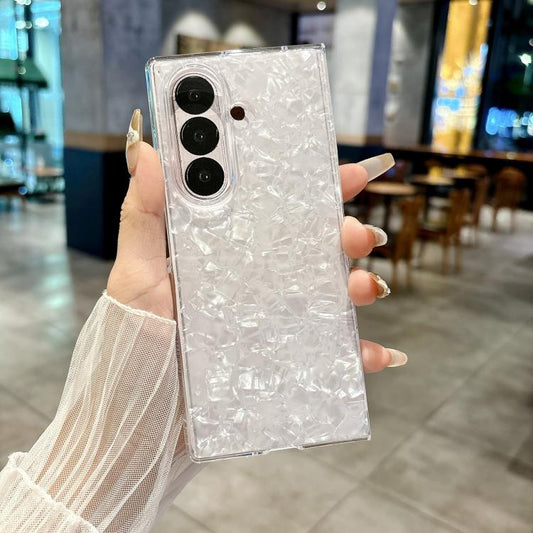 Pearlescent Shell Texture Phone Case, For Galaxy Z Fold8 Ultra 5G