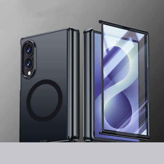 Intergrated Shell And Flim Skin Feel Translucent Frosted Magnetic Phone Case, For Galaxy Z Fold8 5G, For Galaxy Z Fold8 Ultra 5G