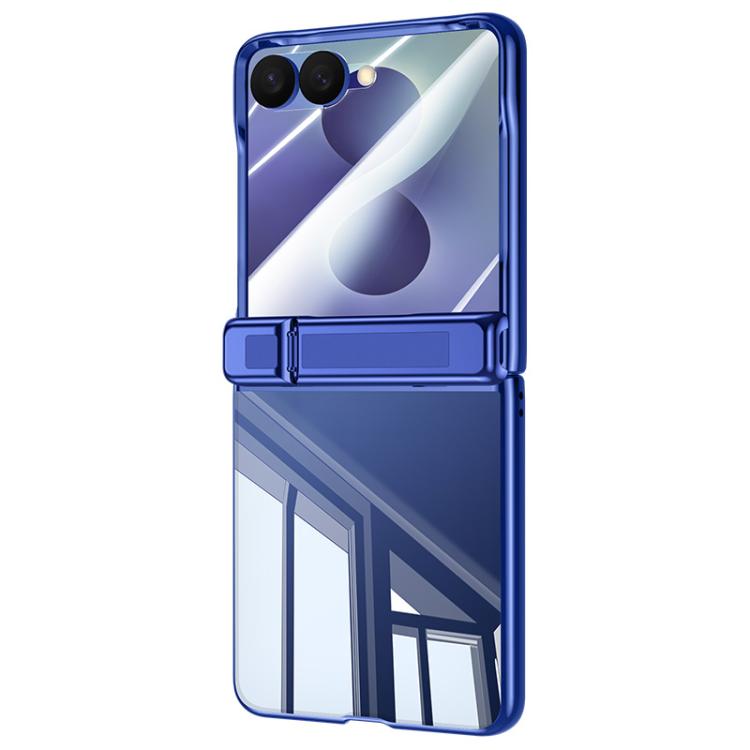 Electroplating Transparent Hinge Holder Phone Case, For Galaxy Z Flip8 5G