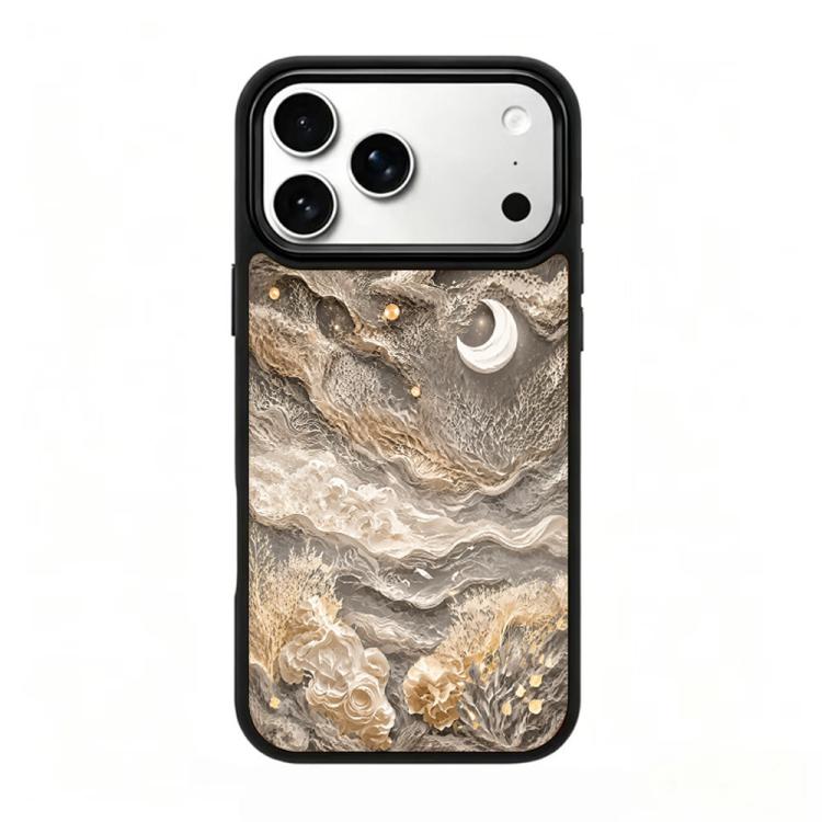 Gold Series PC Silicone Magnetic Phone Case, For iPhone 17 Pro Max, For iPhone 17 Pro