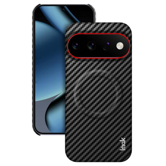 imak Ruiyi Series Red Ring Carbon Fiber Texture Magnetic Phone Case, For Google Pixel 11 Pro XL, For Google Pixel 11 / Pixel 11 Pro