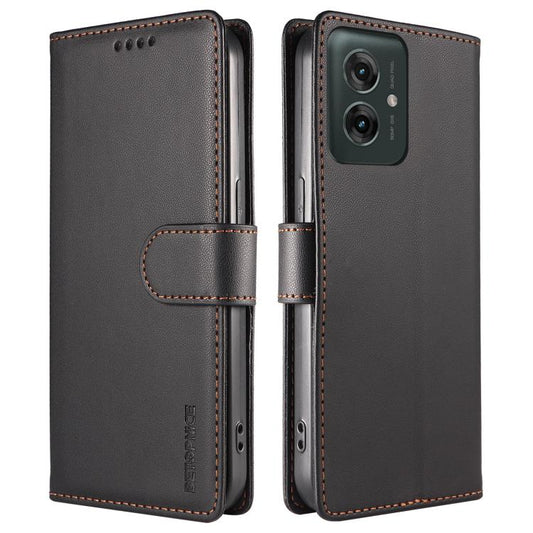 BETOPNICE Pearlescent RFID Vegan Leather Phone Case with Strap, For Motorola Moto G55, For Motorola Moto G85 / S50 Neo, For Motorola Moto G04 / G04s / G24 / E14, For Motorola Edge 50 Ultra / Moto X50 Ultra