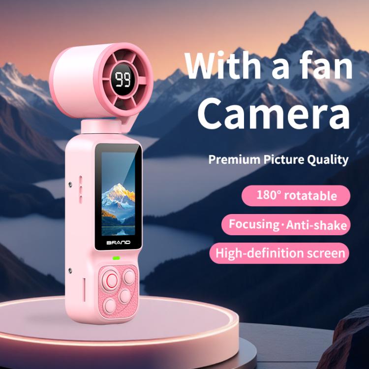 LK-035 Fan Gimbal Pocket Camera 1.97 inch 1080P HD Vlog Video Cam, LK-035