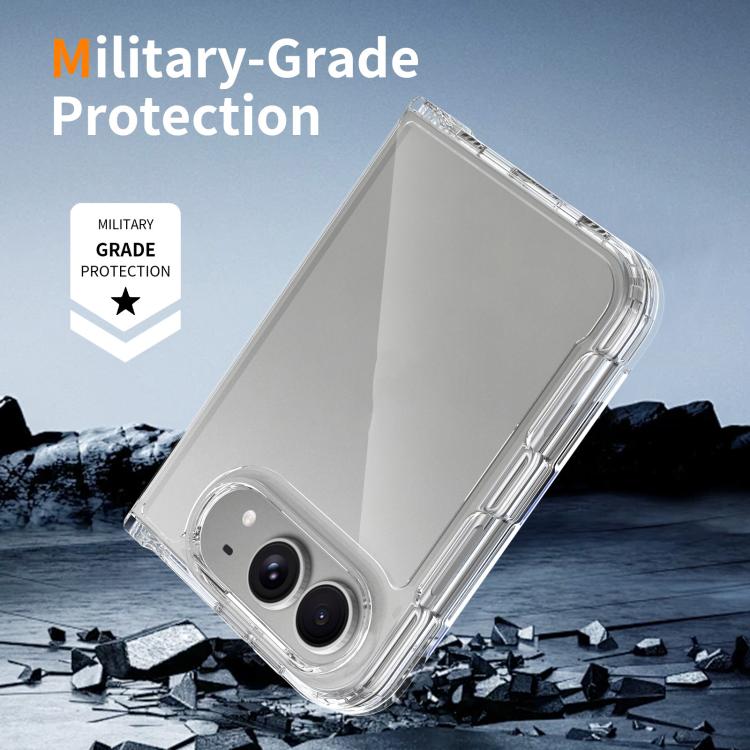 Acrylic Scratch-proof Transparent Phone Case, For iPhone Fold