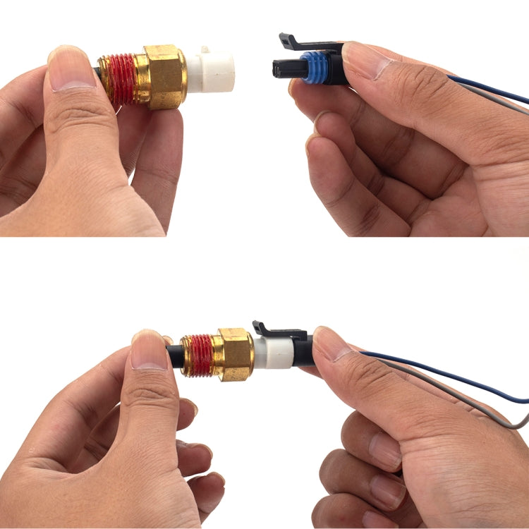 Car Intake Air Temperature Sensor + Wiring Harness 25036751 for Chevrolet / GM, A3723
