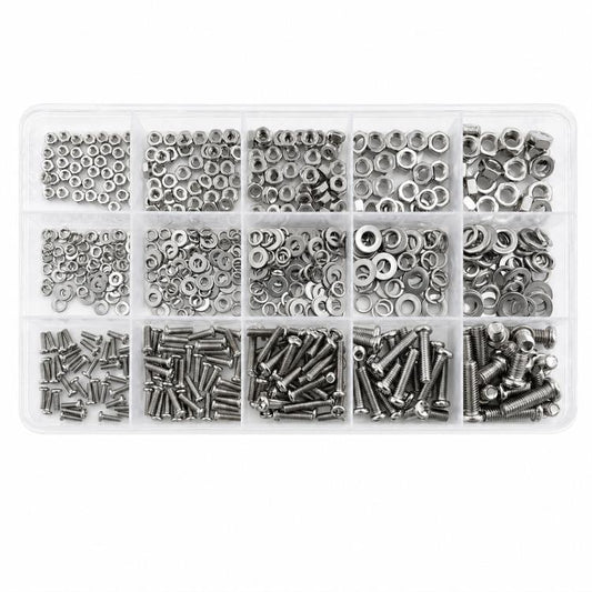 M2-M5 Hexagonal Nuts and Bolts 640PCS / Set, M2-M5 640PCS