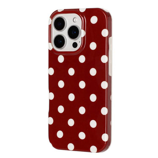 Full Coverage IMD Printed Retro Large Dots Pattern TPU Phone Case, For iPhone 14 Pro Max, For iPhone 13 Pro Max