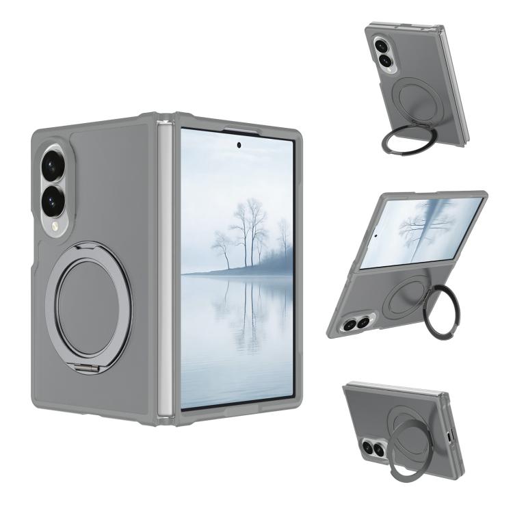 Skin Feel Rotating Holder Magnetic Phone Case, For Galaxy Z Fold8 5G, For Galaxy Z Fold8 Ultra 5G