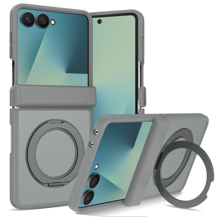 Skin Feel Rotating Holder Magnetic Phone Case with Hinge Cover, For Galaxy Z Fold8 5G, For Galaxy Z Fold8 Ultra 5G, For Galaxy Z Flip8 5G