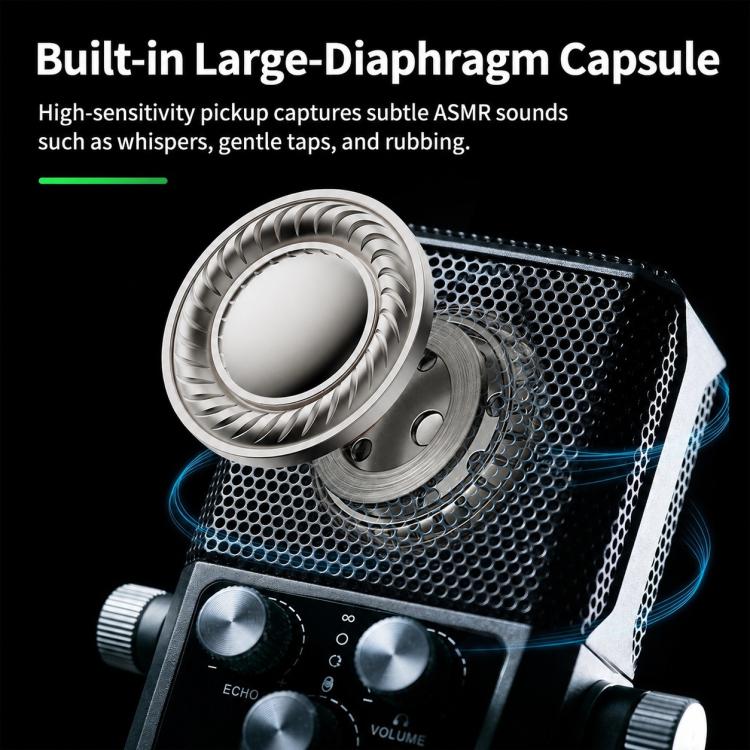 BM-959PL Multi-directional Switching ASMR Recording Condenser Microphone