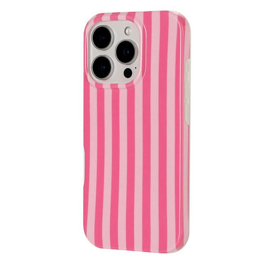 Full Coverage IMD Printed Vertical Stripes TPU Phone Case, For iPhone 14 Pro Max, For iPhone 13 Pro Max