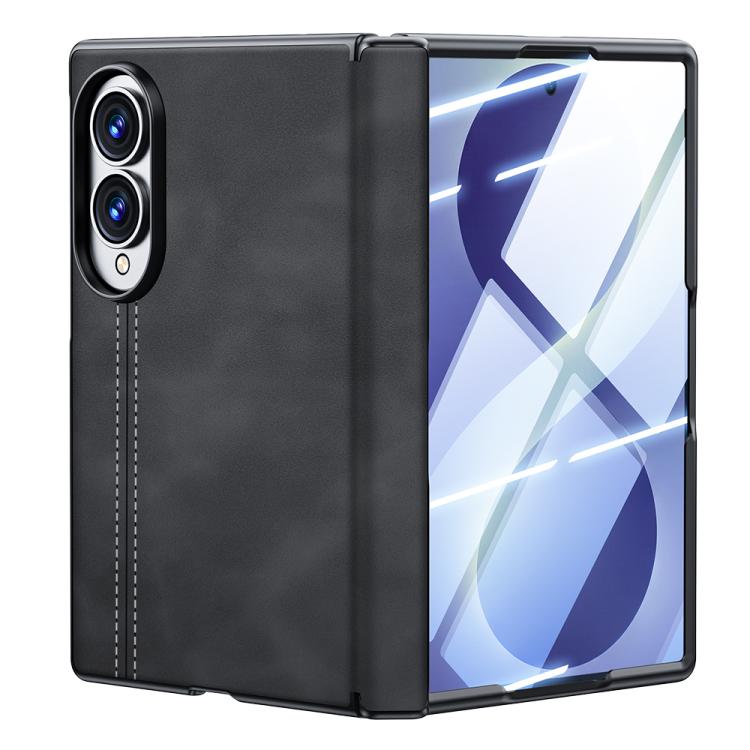 Sheepskin Texture Hinge Protective Phone Case, For Galaxy Z Fold8 5G