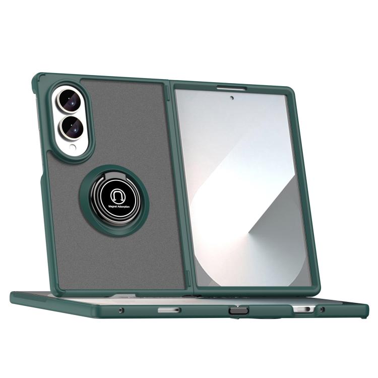 Q Shadow 1 Series TPU + PC Phone Case with Ring, For Galaxy Z Fold8 5G