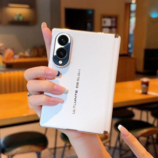 Electroplate Dual-Hinge Ultimate Design Phone Case, For Galaxy Z Fold8 5G, For Galaxy Z Fold8 Ultra 5G, For Galaxy Z Fold7 / W26