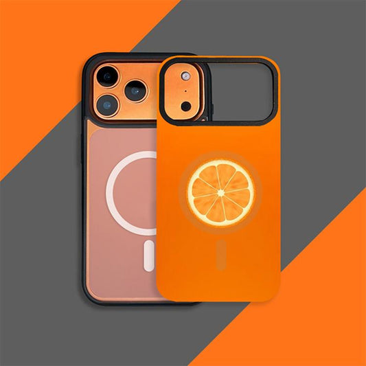 Fruit Pattern Detachable Dual Magnetic PC Hybrid TPU Phone Case, For iPhone 17 Pro Max, For iPhone 17 Pro, For iPhone 17, For iPhone Air, For iPhone 16 Pro Max, For iPhone 16 Pro, For iPhone 16 Plus, For iPhone 16, For iPhone 15 Pro Max, For iPhone 15 ...