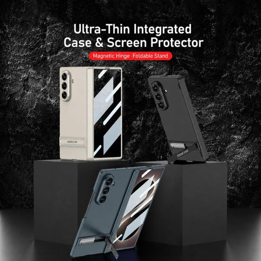 GKK Integrated Magnetic Triumph Ultra-thin Full Coverage Phone Case with Holder, For Galaxy Z Fold8 Ultra 5G