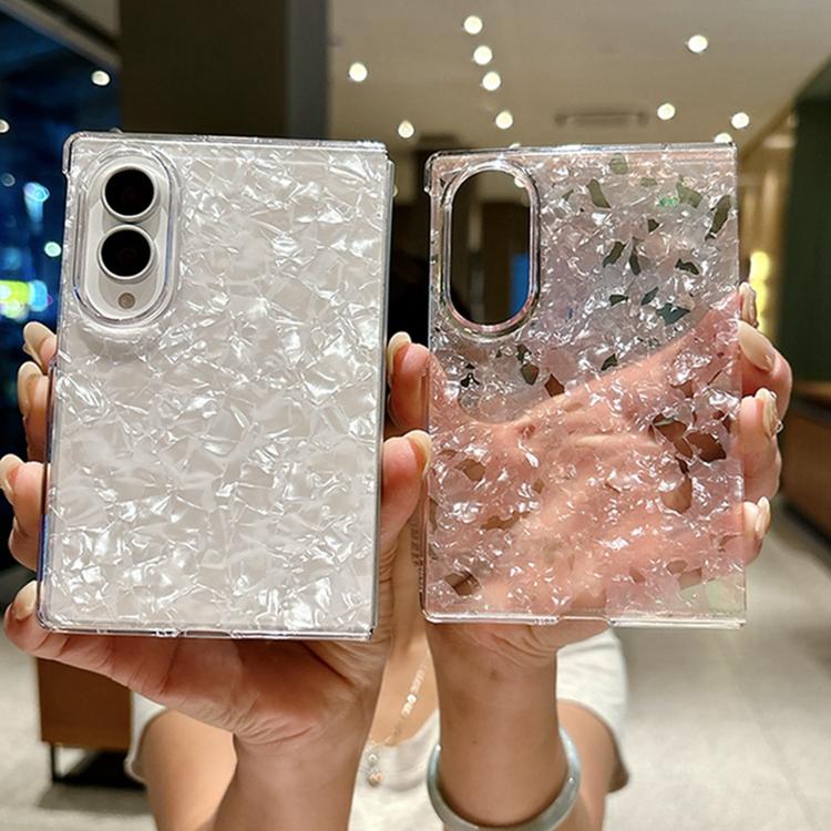 Pearlescent Shell Texture Phone Case, For Galaxy Z Fold8 5G