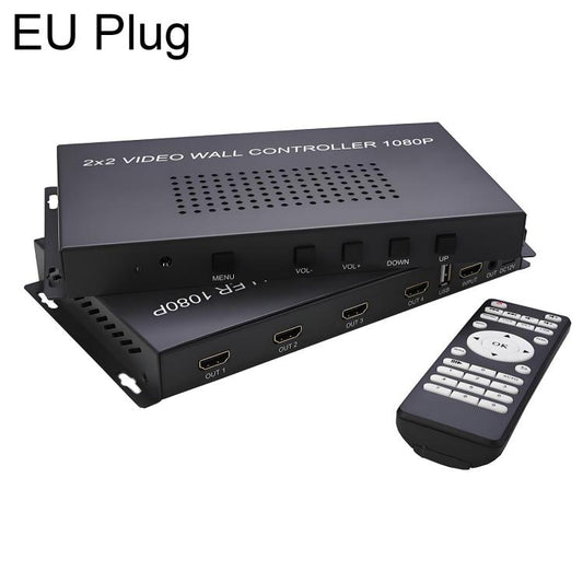 NK-BT44 HDMI 2x2 High-Definition Video Adapter with USB Interface, US Plug, EU Plug, UK Plug, AU Plug