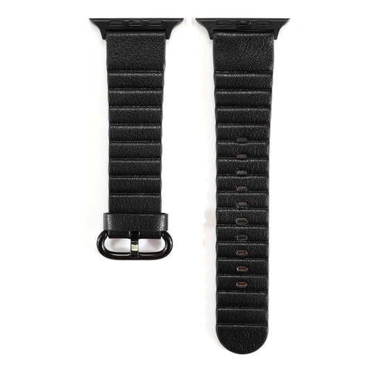 Loop Stripes Replacement Strap Watchband with Iron Buckle, For Apple Watch Series 7 41mm / & 6 & SE & 5 & 4 40mm, For Apple Watch Series 7 45mm / & 6 & SE & 5 & 4 44mm